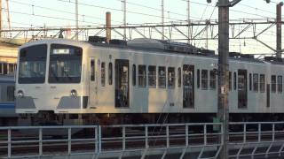 西武新101系245F（白）の出場／玉川上水車両基地＠SONY WX10