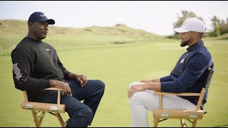 Michael Jordan and Stephen Curry Talk Ryder Cup, Golf, Basketball