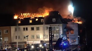 Großbrand Vollalarm für die Feuerwehr Ibbenbüren