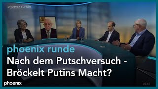 phoenix runde: Nach dem Putschversuch - Bröckelt Putins Macht?