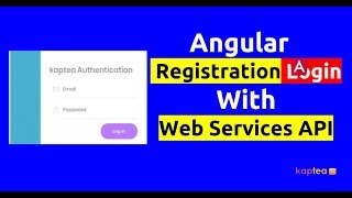 Angular Login and Registration with web API