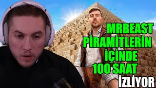 RRaenee | MrBeast | Piramitlerin İçinde 100 Saat Geçirdim! İzliyor | @MrBeast