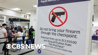 Growing number of travelers bringing guns to airports, TSA says