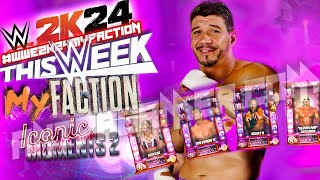 Iconic Moments II \u0026 Demastered Pack Openings*WWE 2K24 MyFaction This Week In*Smackdown Friday Ed.