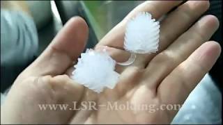 Medical Grade Liquid Silicone Brush Cleaner by LSR Injection Mold