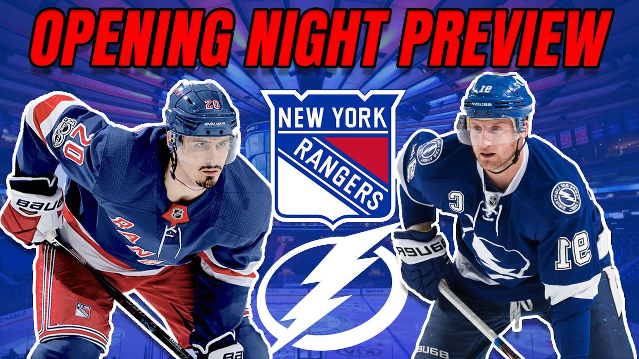 New York Rangers Vs Tampa Bay Lightning Opening Night Preview! - YouTube