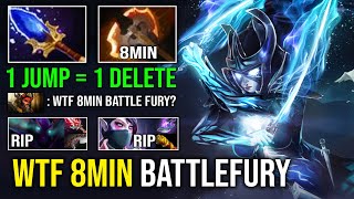 WTF 8Min Battlefury 1 Jump = 1 Delete Phantom Assassin Against Max Item Hard Carry Spectre Dota 2