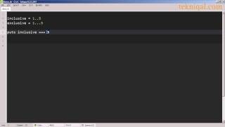 Ranges in Ruby - tekniqal.com