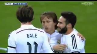 Gareth Bale goal (Real Madrid vs Levante La Liga 2015)