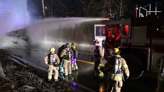 Tractor-trailer strikes Maple Avenue Bridge in Glenville, response 12/21/23