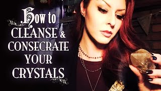 How to Cleanse, Charge & Consecrate Your Crystals ~ The White Witch Parlour
