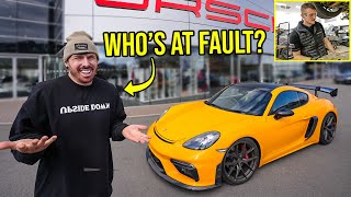 PORSCHE WANTED BACK MY WRECKED CAYMAN S THAT I REBUILT