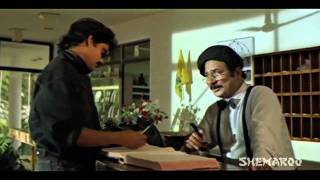 Antham Comedy Scenes - Nagarjuna shows no respect towards Rallapalli