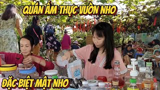 Quán Ẩm Thực Giải Khác Trải Nghiệm Vườn Nhỏ - Đặc Biệt Thưởng Thức Mật Nho Tươi #Trung Tinh TV