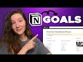 How to Achieve Your New Years Resolutions With Notion (free template)