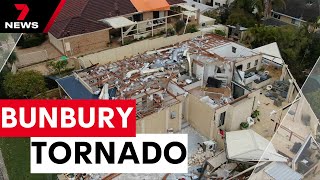 Bunbury residents begin clean-up after tornado rips through Western Australia | 7 News Australia