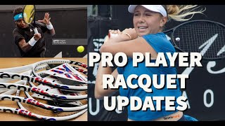 Pro Player Racquet Updates - Ymer, Anisimova...and the new TF40