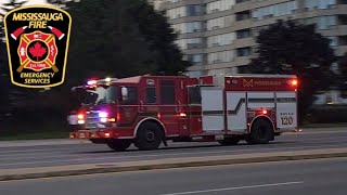 Mississauga Fire Squad 120 Rescue 121 \u0026 Pumper 117 Responding