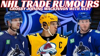 NHL Trade Rumours - Crosby to Avs? Pettersson Trade? Miller Staying? Isles Sign Deangleo