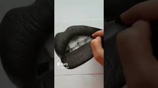 realistic lips #viral #art #drawing #sketch #lipsdraw #shorts #short