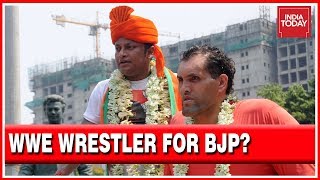 After Bangladeshi Actor Banned, Great Khali Campaigns For Bengal BJP