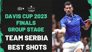Team Serbia Best Shots | 2023 Davis Cup Finals Group Stage