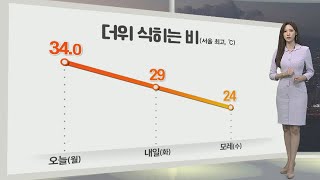 [생활날씨] 내일~모레 전국 곳곳 비…폭염특보 해제 / 연합뉴스TV (YonhapnewsTV)