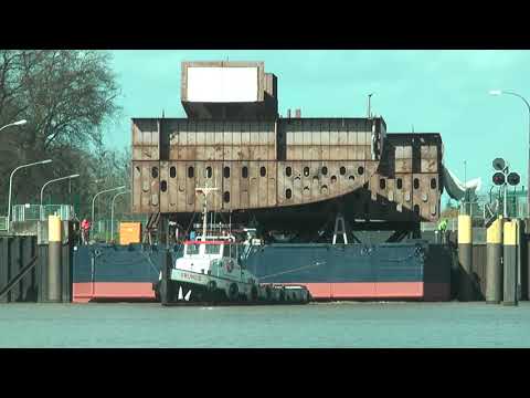 Disney Treasure | The Aft Sections Arrived At Meyer Werft - YouTube