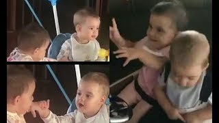 Karan Johar's Twins playing with eachother Viral Video