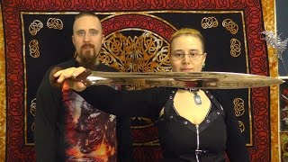 Unboxing the re-finished Ewart Park bronze sword