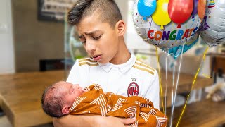 Ferran Meets His BABY BROTHER For The FIRST TIME!! | The Royalty Family