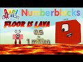 Numberblocks Floor is Lava 0.5 to 1 million