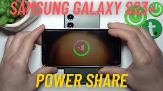 How to Activate and Use Reverse Wireless Charging on Samsung Galaxy S23 - Power Share #s23