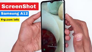 How To ScreenShot On Samsung Galaxy A12 (SM-A125Fl) || How To Take Screen Shot on Galaxy A12