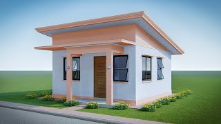 Small House Design Small Family OFW 2 Bedroom (5x6m/16x18ft) Model No.01