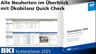 BKI Kostenplaner 2025 – Alle Neuheiten im Überblick mit Ökobilanz Quick Check