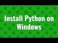 How to Install Python on Windows