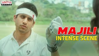 Naga Chaitanya Intense Cricket Match | Majili Movie (2020) Hindi dubbed | Naga Chaitanya, Samantha