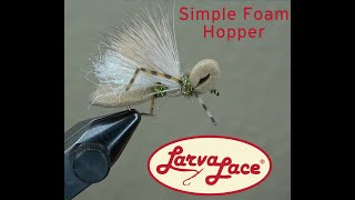 Simple Foam Hopper just in time for fall fishing – Fly Tying with Larva Lace