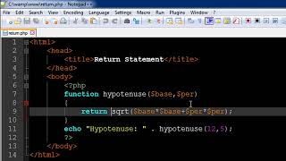 PHP & MySQL Tutorial 36 Returning Values From Functions YouTube
