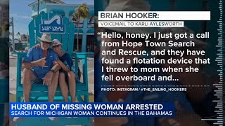 Daughter shares voicemail of father as Michigan woman missing in Bahamas