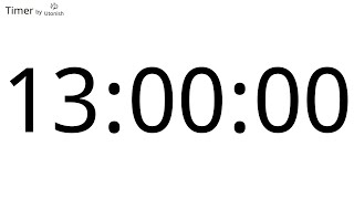 13 Hour Countdown Timer