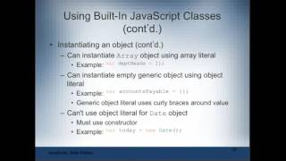 Chapter 7: Using Object-Oriented JavaScript