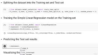 053 Simple Linear Regression in Python Step 3