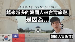 越來越多的韓國人來台灣旅遊, 是因為... 대만에 한국분들이 점점 많이 보이는 이유