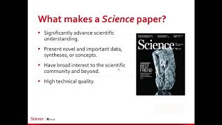 Publishing in "SCIENCE" Journal by Dr. Gemma Alderton