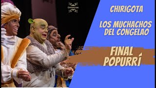 Los muchachos del congelao - Final de  Popurrí -  Chirigota preliminar (con letra)