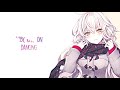 「nightcore」→ ​​dua lipa physical lyrics