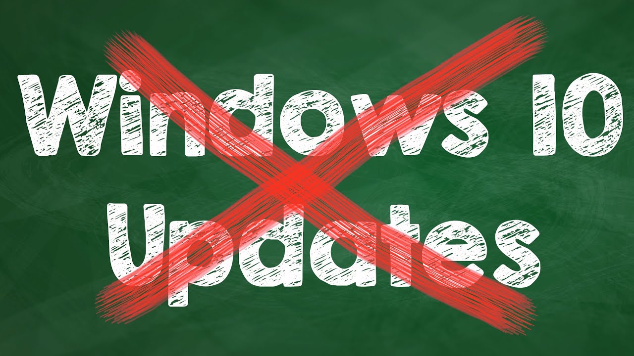 Windows 10 Updates Deaktivieren Bzw. Ausschalten - YouTube