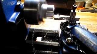 Sears 109 Lathe Test on 1 1/2 in Dia  Aluminium